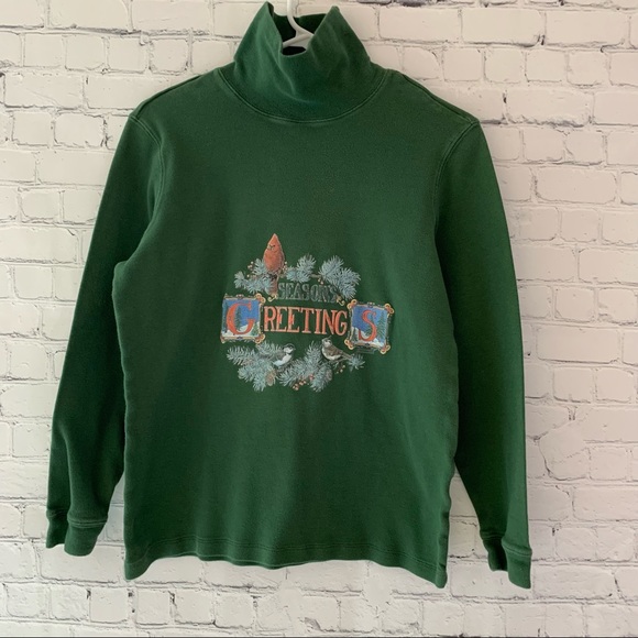 Tops | Vintage Seasons Greetings Womens 